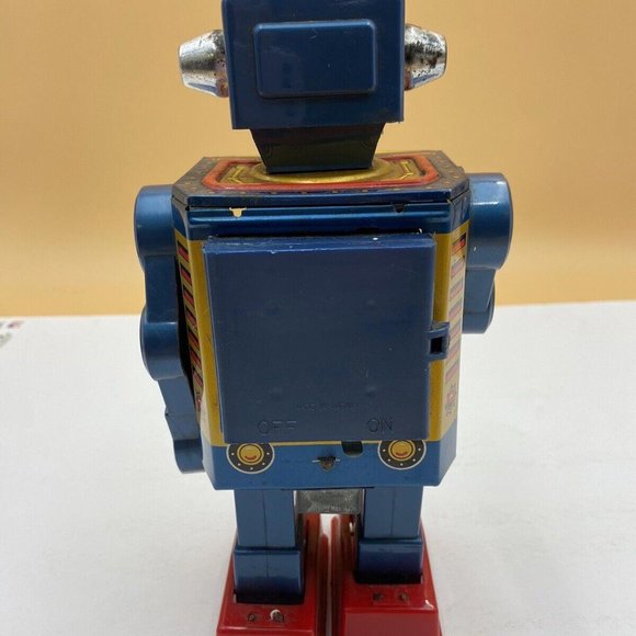 Vintage 1960s Space Explorer Tin TV Robot Horikawa Japan Not - Picture 3 of 8